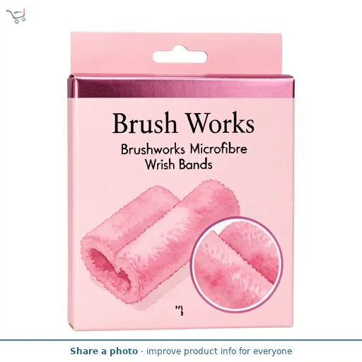 Brushworks Microfibre Wrist Wash Bands