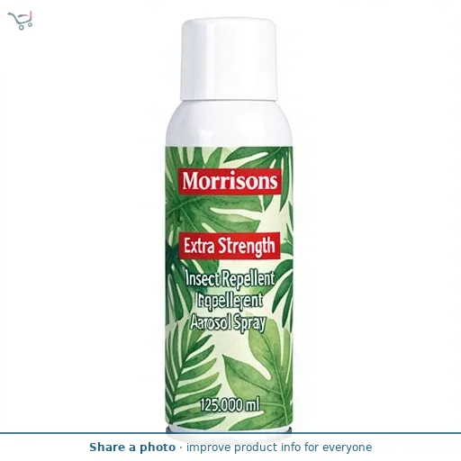 Morrisons Extra Strength Insect Repellent Aerosol Spray 125ml