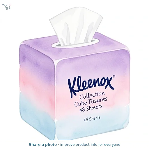 Kleenex Collection Cube Tissues 48 Sheets