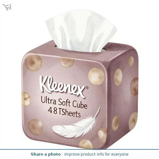 Kleenex Ultra Soft Cube Tissues 48 Sheets