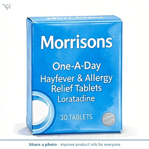 Morrisons One-A-Day Hayfever & Allergy Relief Tablets Loratadine