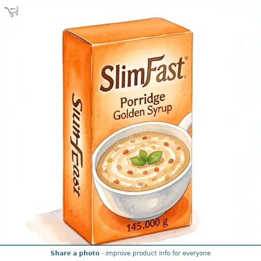 Slimfast Porridge Golden Syrup     