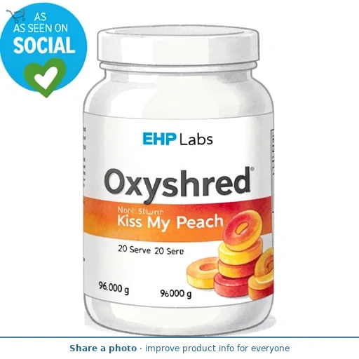 Oxyshred Non Stim Kiss My Peach 20 Serve 