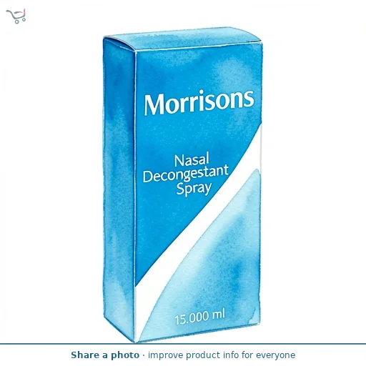 Morrisons Nasal Decongestant Spray