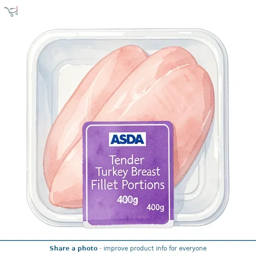 ASDA Tender Turkey Breast Fillet Portions 400g
