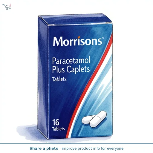 Morrisons Paracetamol Plus Caplets
