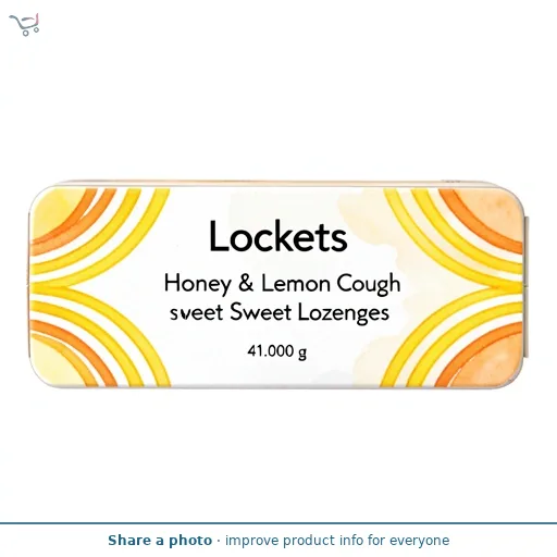 Lockets Honey & Lemon Cough Sweet Lozenges