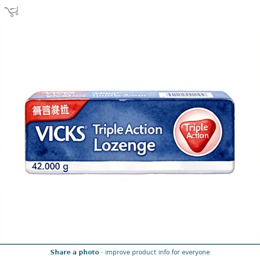 Vicks Triple Action Lozenge 42g