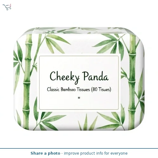 Cheeky Panda Classic Bamboo Tissues (80 Tissues)