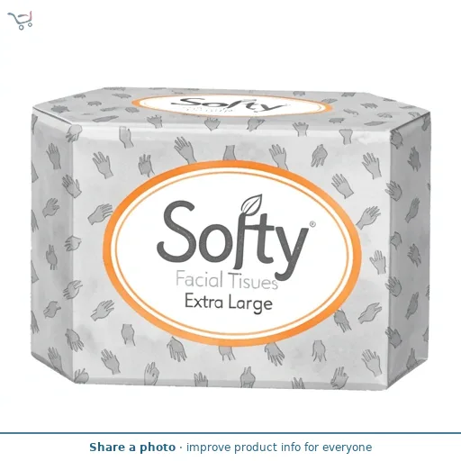 Softy Andy's Man Club 80 Facial Tissues Extra Large