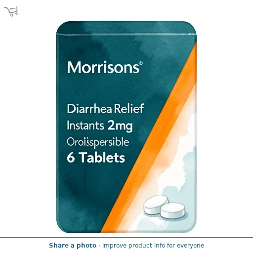 Morrisons Diarrhoea Relief Instants 2mg Orodispersible 6 Tablets