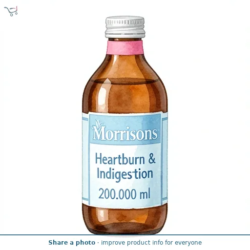 Morrisons Heartburn & Indigestion Liquid