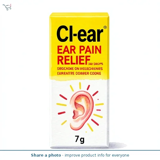 Clear Ear Pain Relief Ear Drops