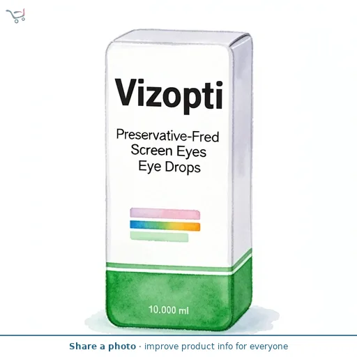 Vizopti Preservative-Free Screen Eyes Eye Drops 10ml