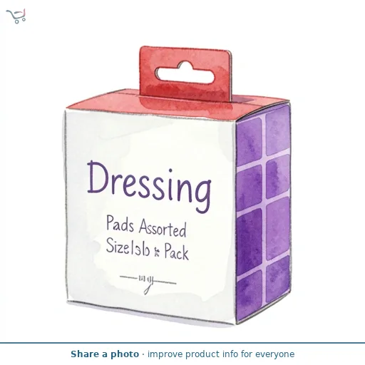 Dressing Pads Assorted Sizes10 Pack