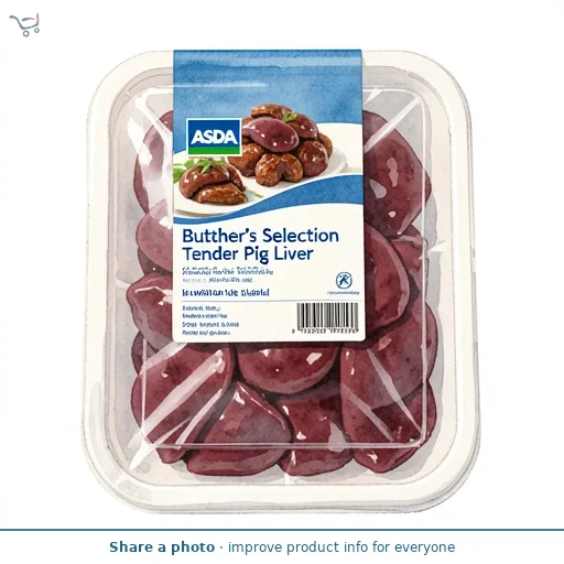 ASDA Butcher's Selection Tender Pig Liver