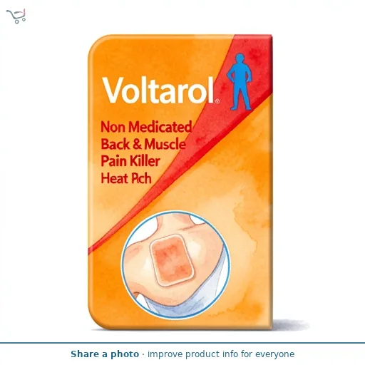 Voltarol Non Medicated Back & Muscle Pain Killer Heat Patch