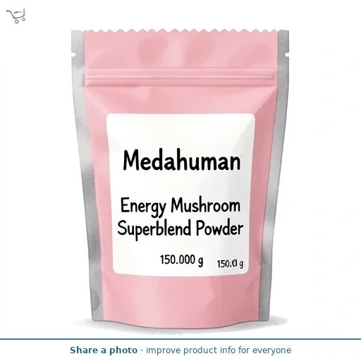 MEDAHUMAN Energy Mushroom Superblend Powder 