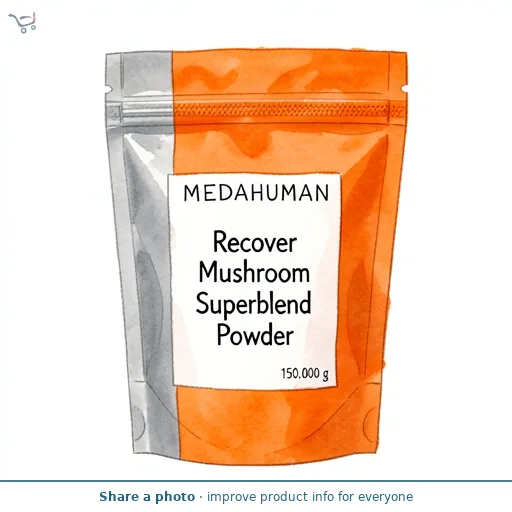 MEDAHUMAN Recover Mushroom Superblend Powder