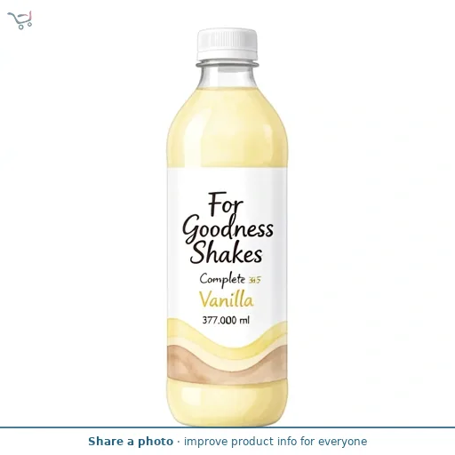 For Goodness Shakes Complete 365 Vanilla