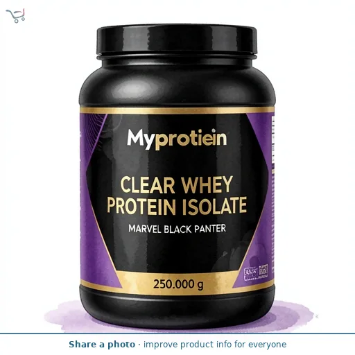 Myprotein Clear Whey Protein Isolate Marvel Black Panter