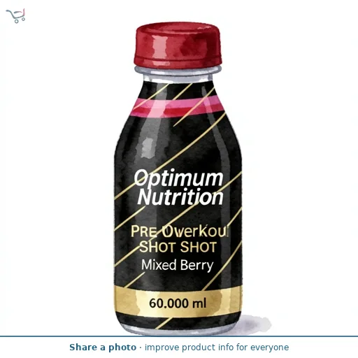 Optimum Nutrition Pre Workout Shot Mixed Berry