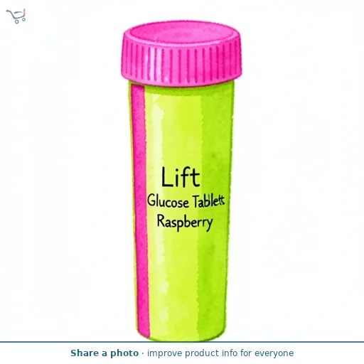 Lift Glucose Tablets Raspberry