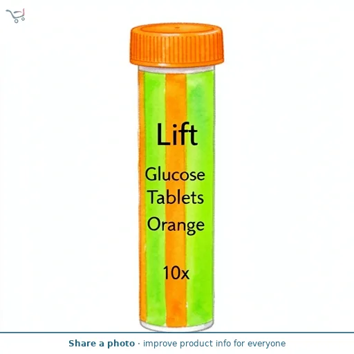 Lift Glucose Tablets Orange