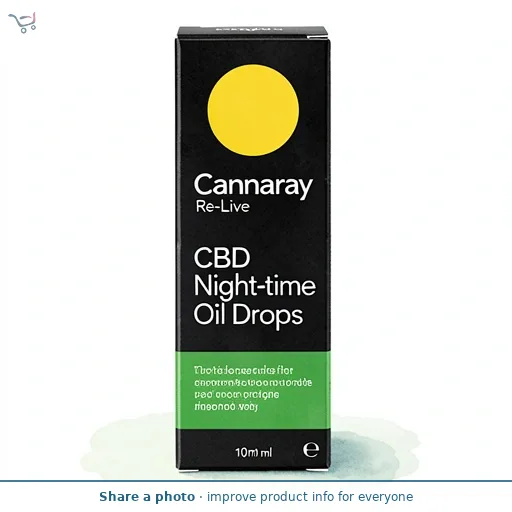 Cannaray Re Live CBD Night time Oil Drops 10ml
