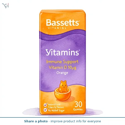 Bassetts Vitamins Immune Support 3-11 Years Orange 30s