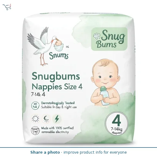 Snugbums Nappies Size 4 