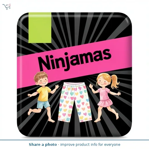 Pampers Ninjamas Pyjama Pants Unisex Hearts 4 - 7 Years