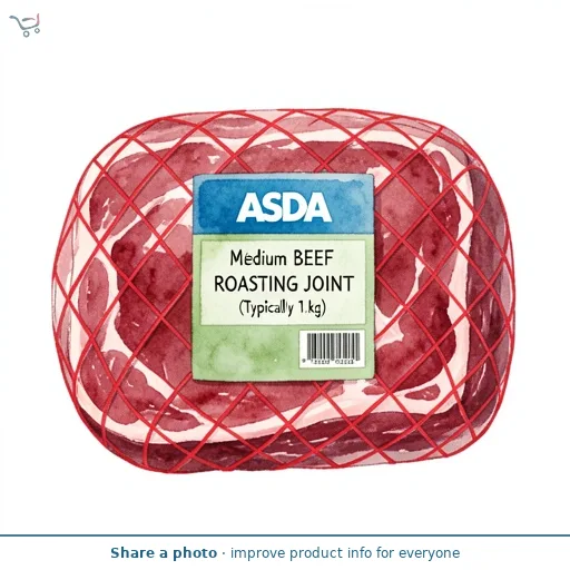ASDA Medium Beef Roasting Joint (Typically 1.kg)