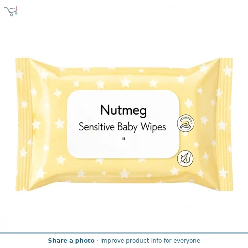 Nutmeg Sensitive Baby Wipes