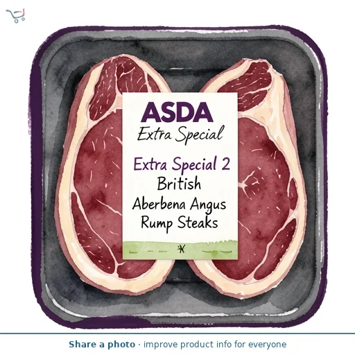 ASDA Extra Special Extra Special 2 British Aberdeen Angus Rump Steaks