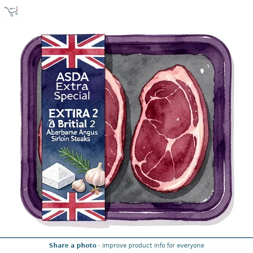 ASDA Extra Special Extra Special 2 British Aberdeen Angus Sirloin Steaks