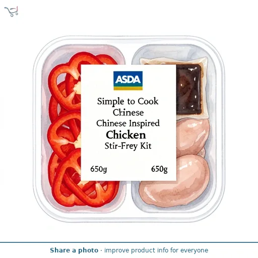 ASDA Simple to Cook Chinese Inspired Chicken Stir-Fry Kit 650g