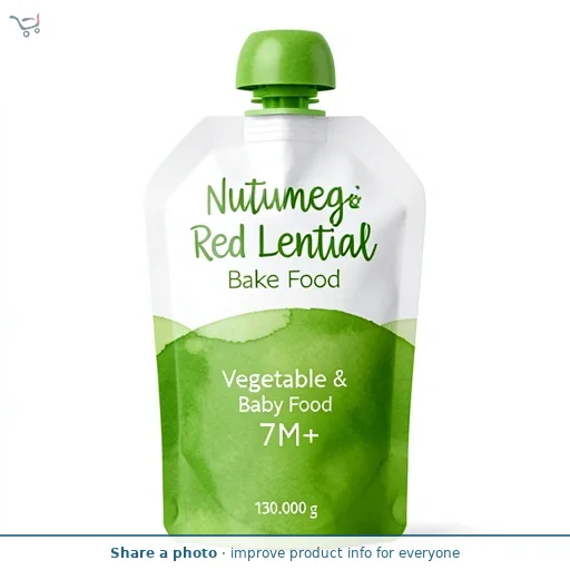 Nutmeg Vegetable & Red Lentil Bake Baby Food 7M+ 