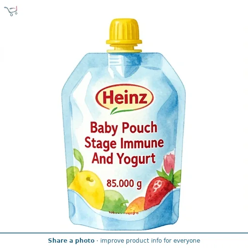 Heinz Baby Pouch Stage Immune Strawberry And Yogurt