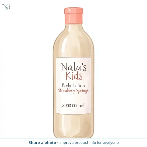 Nala's Kids Body Lotion Strawberry Springs 