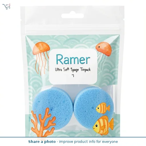 Ramer Ultra Soft Baby Sponge Twinpack