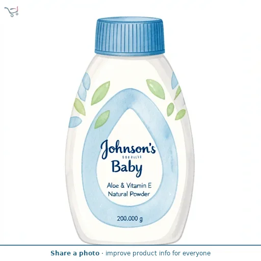 Johnsons Baby Aloe & Vitamin E Natural Powder