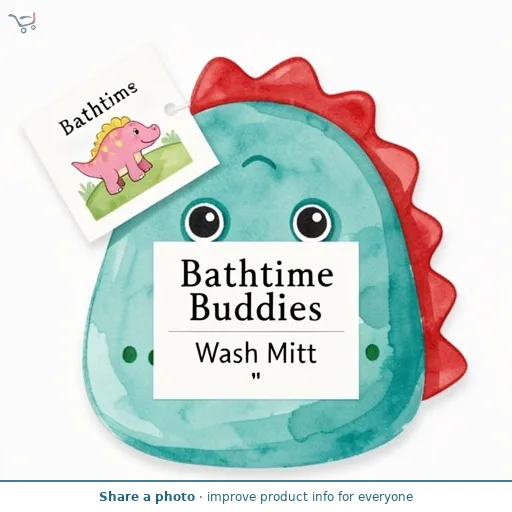 Bathtime Buddies Wash Mitt