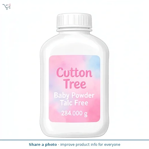 Cotton Tree Baby Powder Talc Free 284g