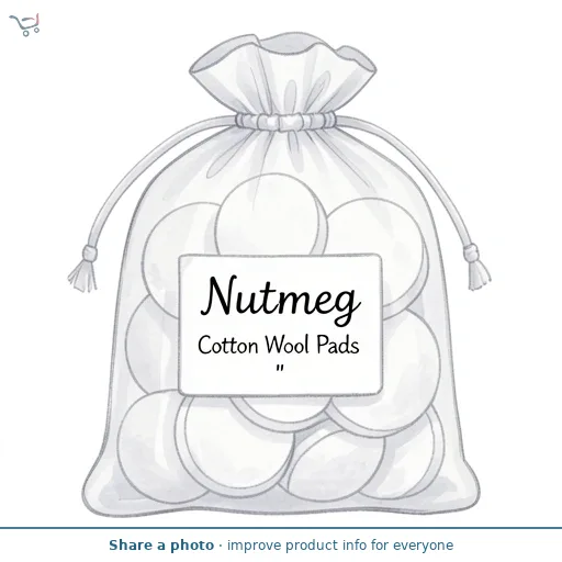 Nutmeg Cotton Wool Pads        