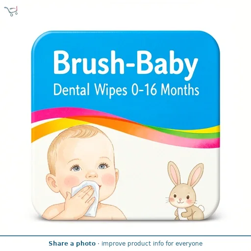 Brush-Baby Dental Wipes 0-16 Months