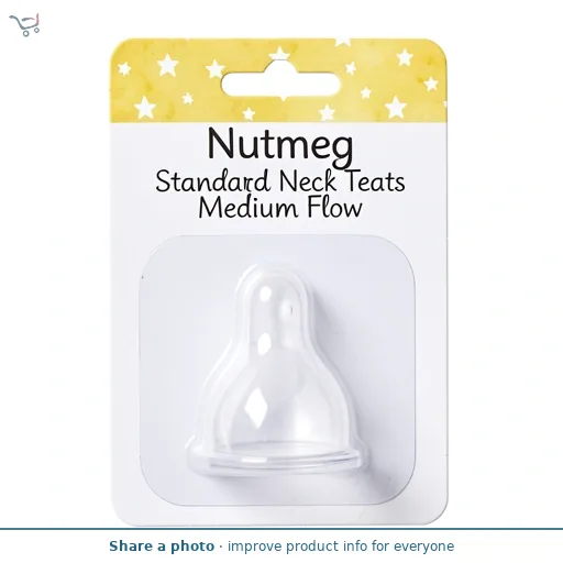 Nutmeg Standard Neck Teats Medium Flow 