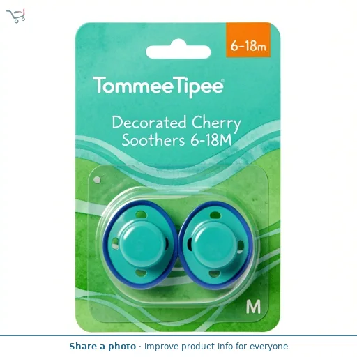  Tommee Tippee Decorated Cherry Soothers 6-18M