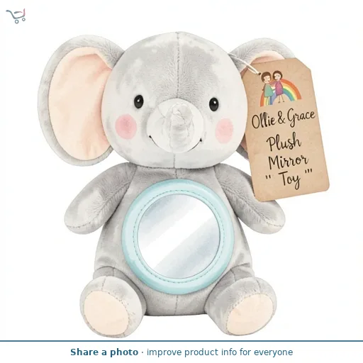 Ollie & Grace Plush Mirror Toy