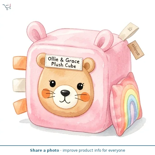 Ollie & Grace Plush Cube